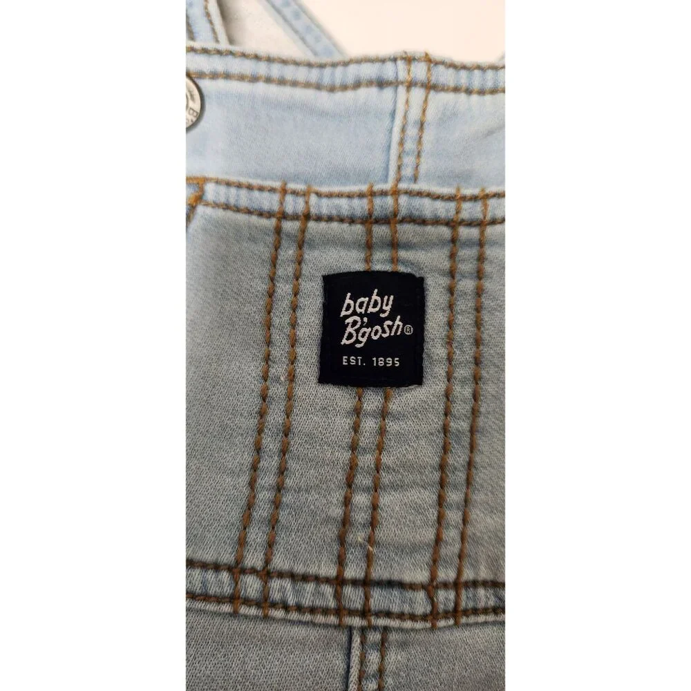 Vintage OshKosh B’gosh Jean Denim Chambray Overalls Girls 18M Osh Kosh Baby B’go